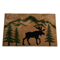 Hiend Accents Moose Print Acrylic Rug 2 X 3 2 X 3