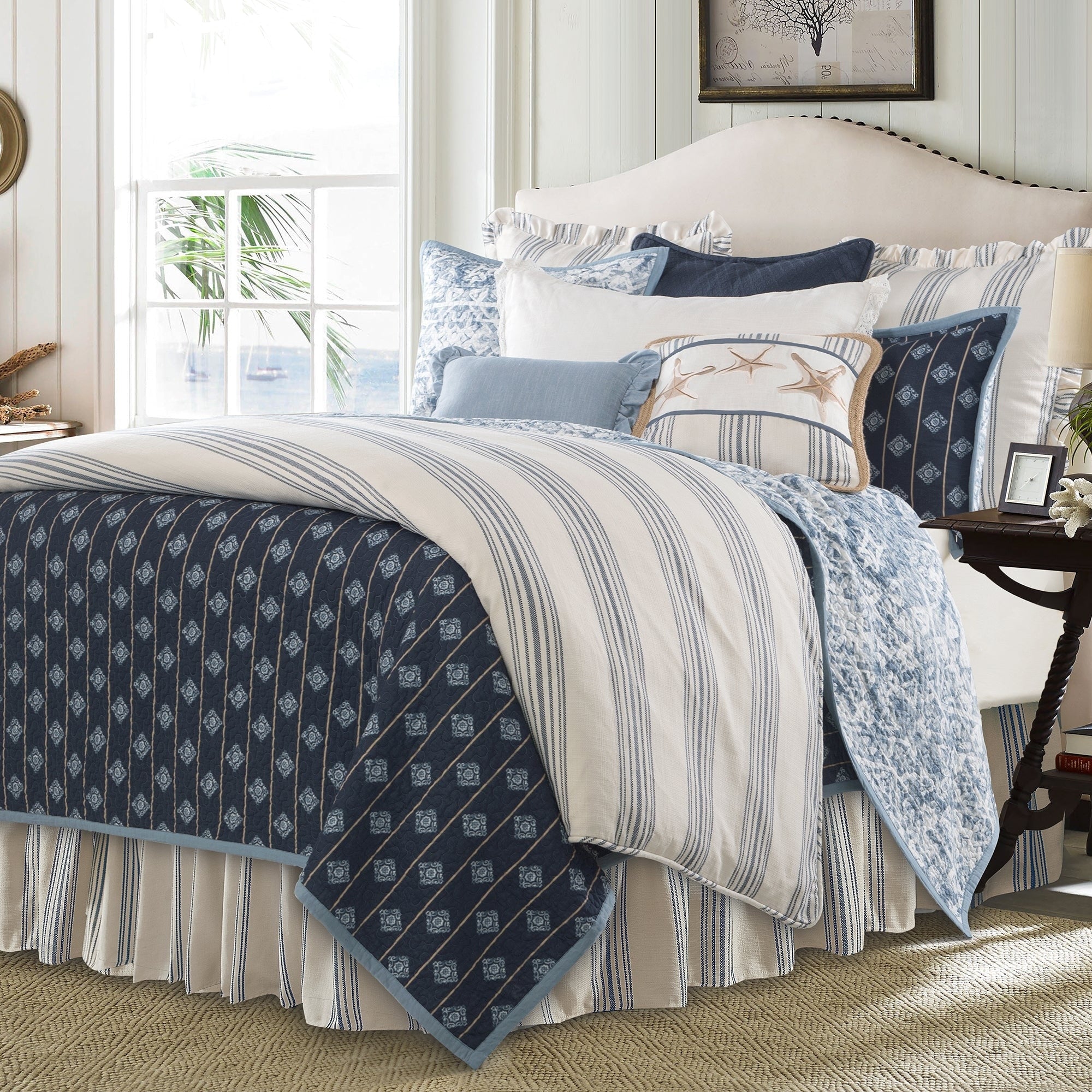 Hiend Accents 3 Piece Prescott Stripe Duvet Cover Set