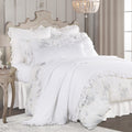 3 Pc Rosaline Washed Linen Comforter Set King