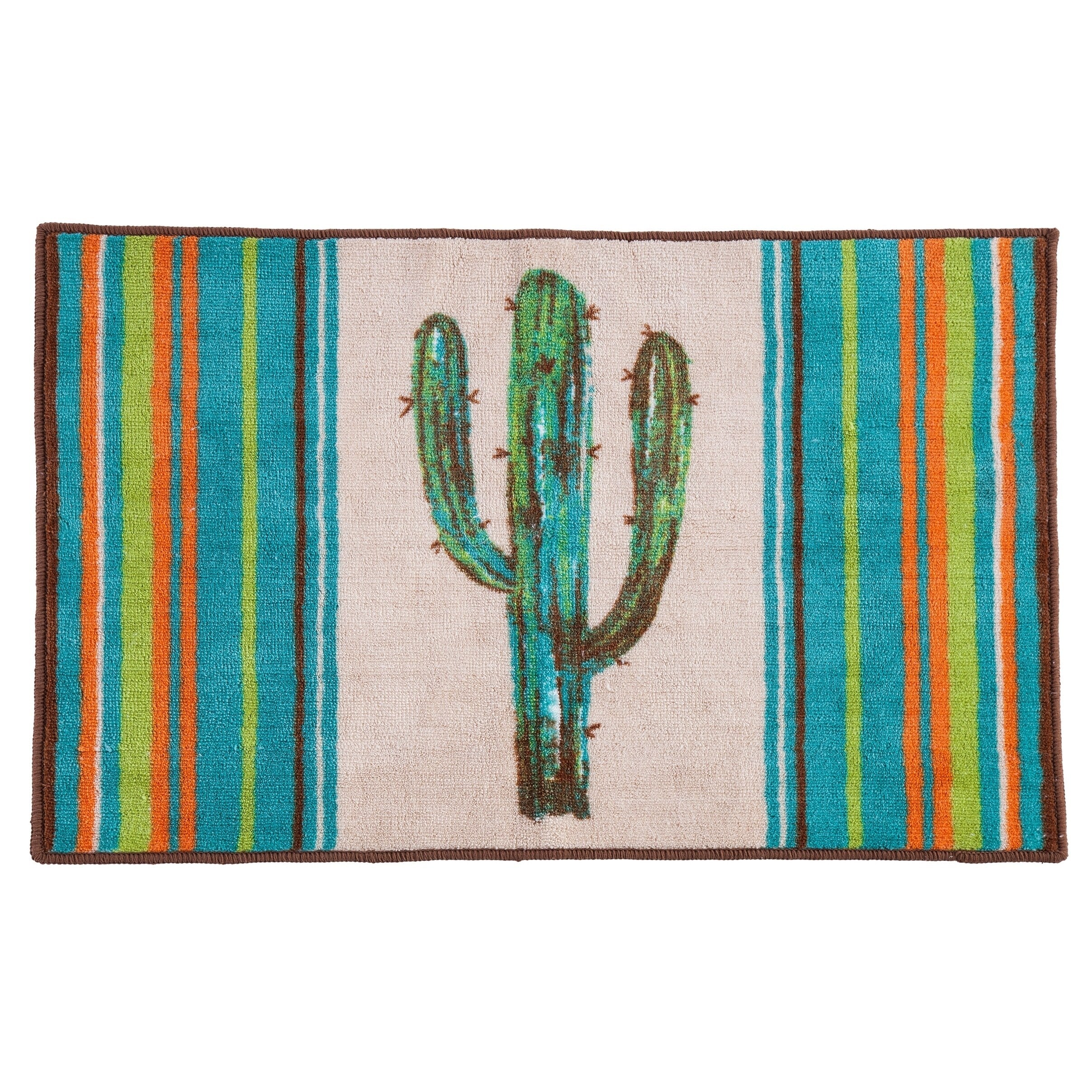 Hiend Accents Rug With Cactus Design 24X36
