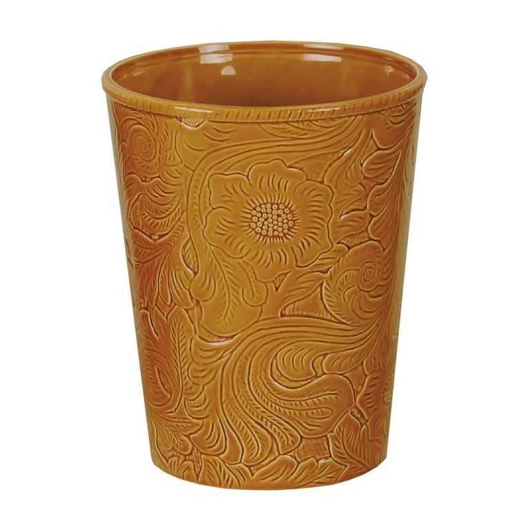 Hiend Accents Savannah Turquoise Waste Basket