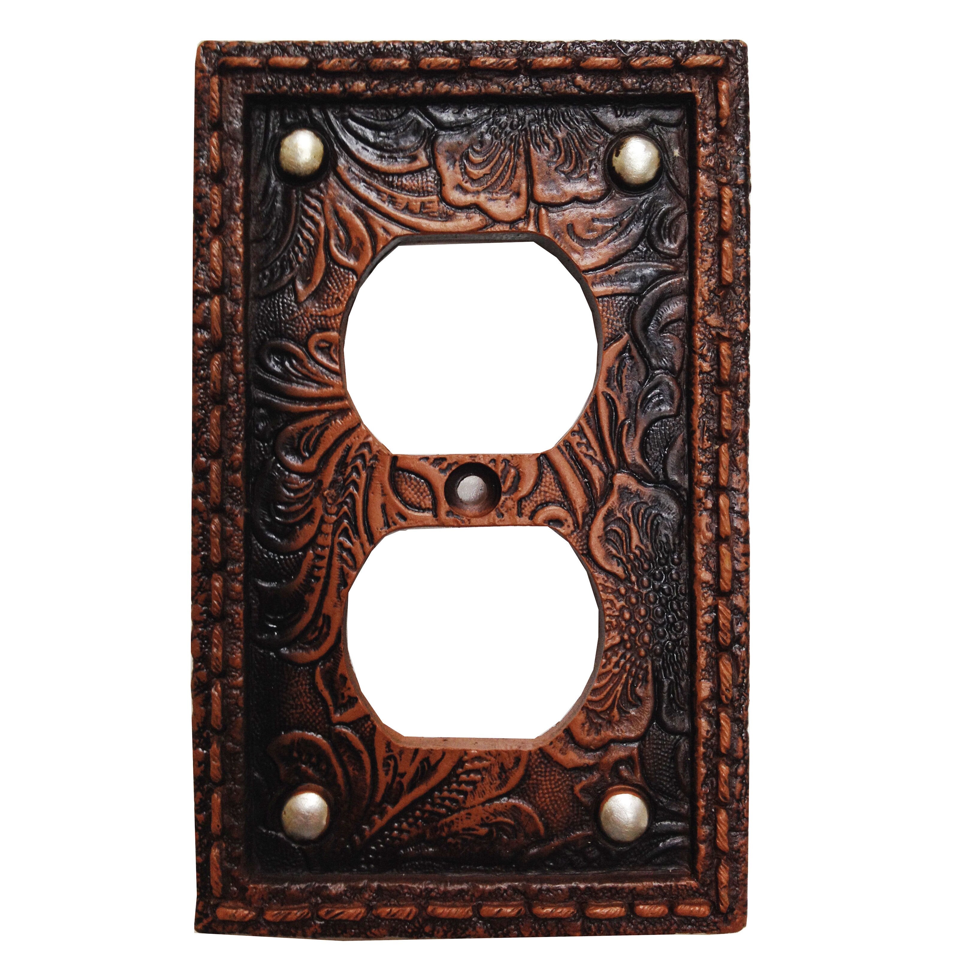 Hiend Accents Tooled Resin Switchplate W Stud
