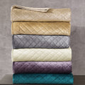 Velvet Quilt King Teal