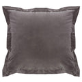 Hiend Accents Whistler Grey Velvet Throw Pillow