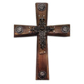 Hiend Accents Wood Cross W Star Cross Overlay Ea