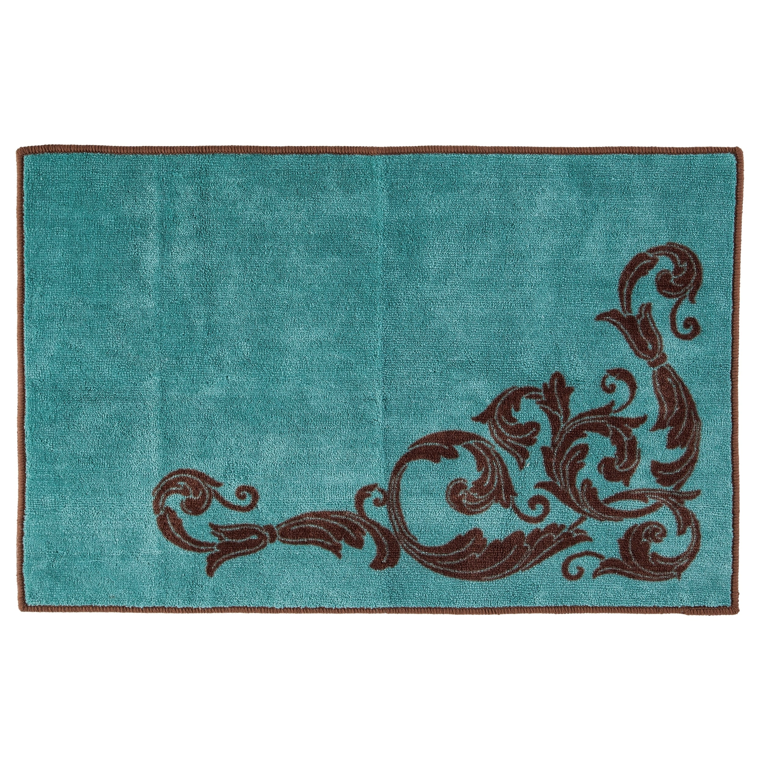 Hiend Accents Wyatt Rug 24X36 Turquoise