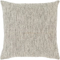 Hico Heathered Metallic 18 Inch Poly Or Feather Down Throw Pillow