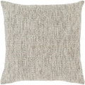 Hico Heathered Metallic 22 Inch Poly Or Feather Down Throw Pillow