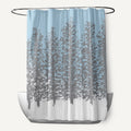 Hidden Forrest Holiday Print Shower Curtain
