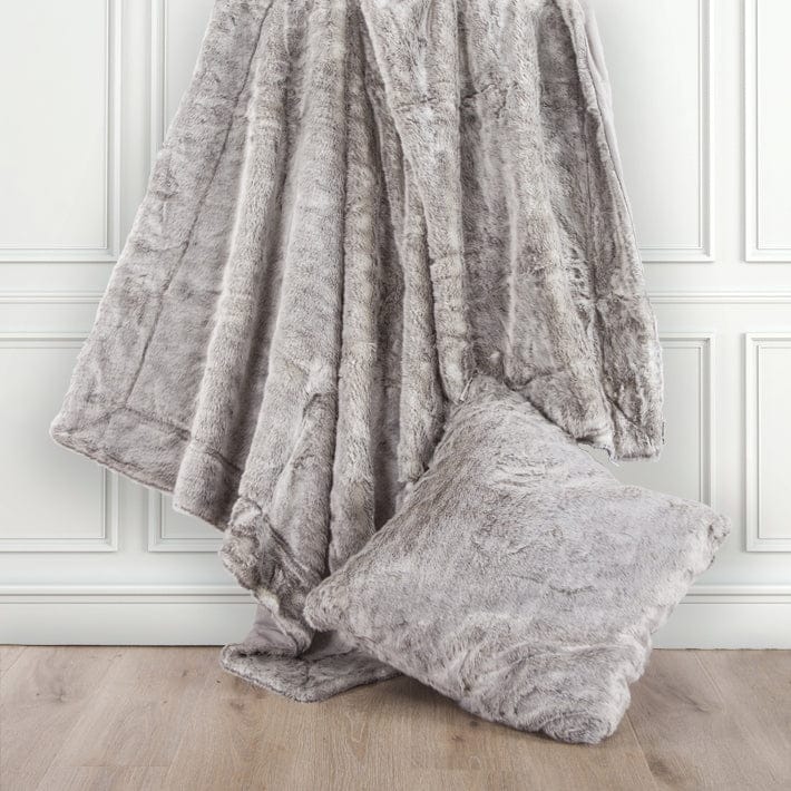 Hiend Accents Oversized Faux Artic Bear Throw 50X80