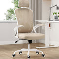 High Back Computer Chair With Armrests And Adjustable Lumbar Support