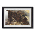High Mountain Study C 1870 Edward Theodore Compton Custom Framed Print