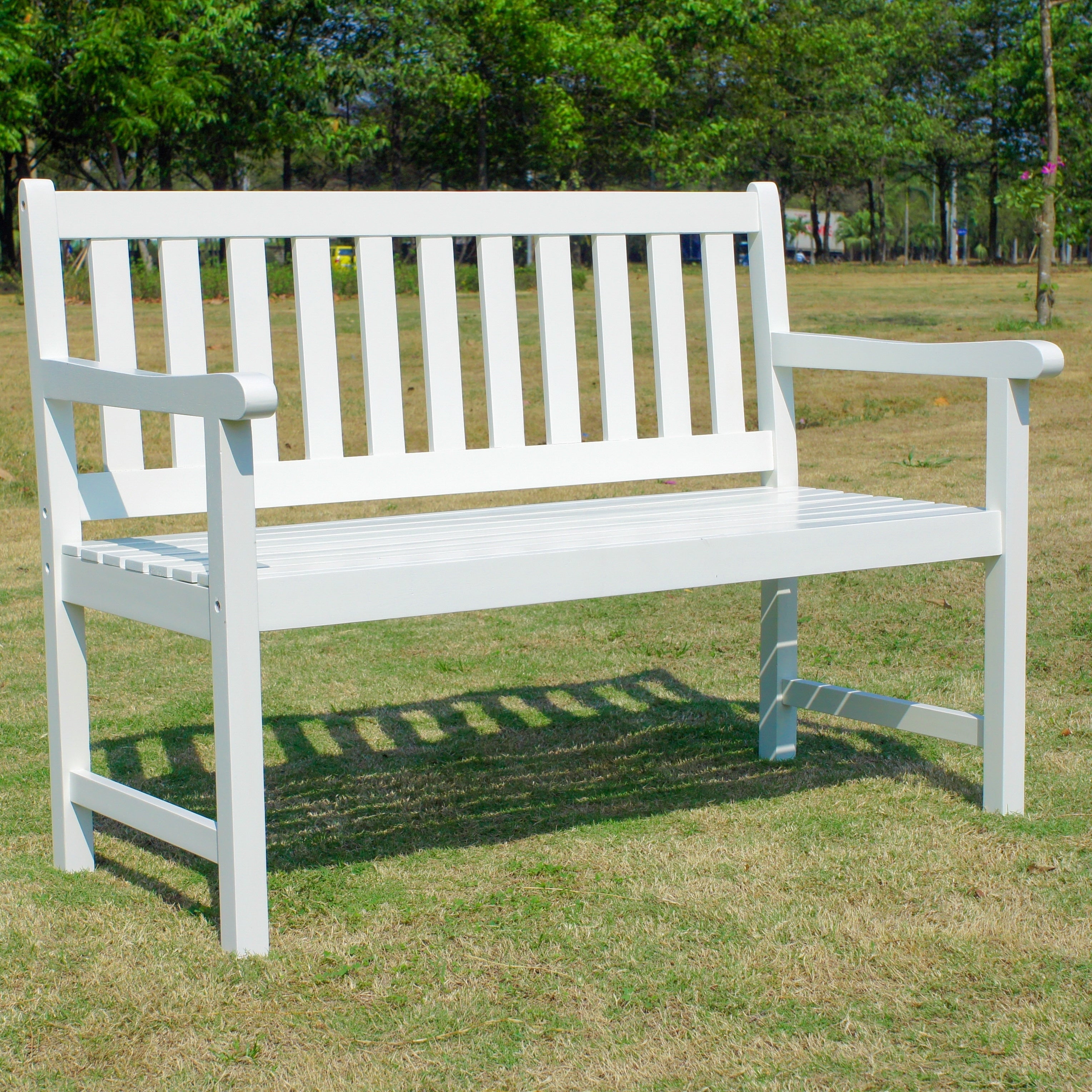 Highland 49 Inch Indoor Outdoor Bench