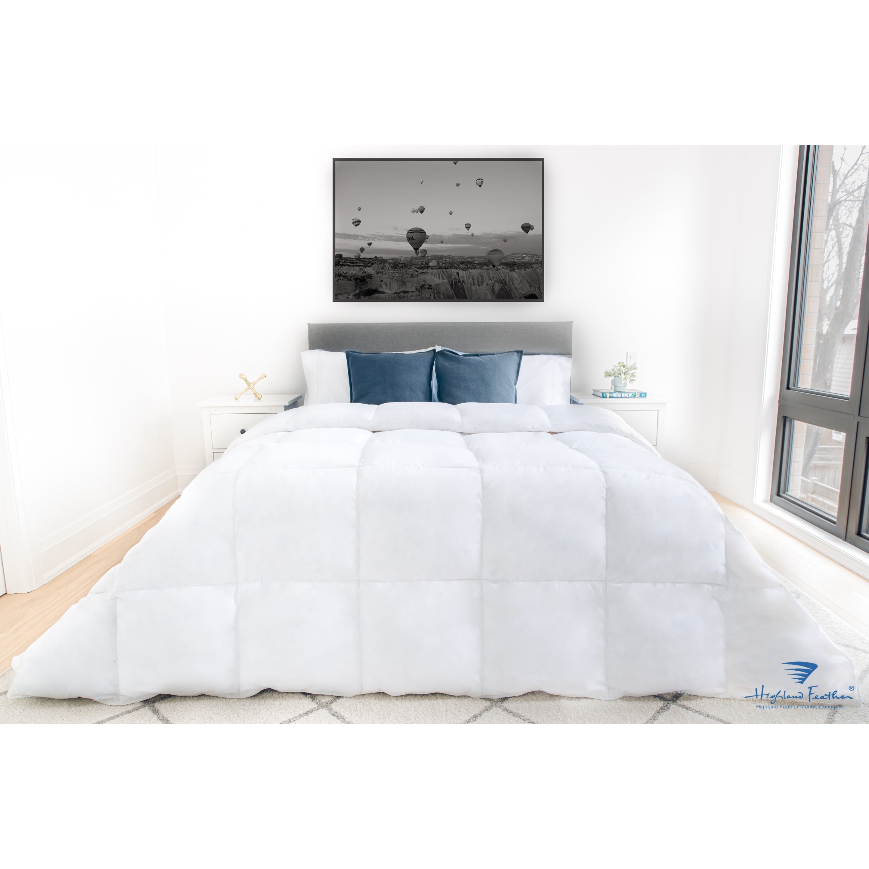 Highland Feather Manufacturing Mulhouse European White Down Duvet