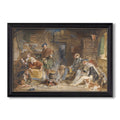 Highland Hospitality 1832 John Frederick Lewis Custom Framed Canvas