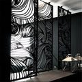 Highlandhome Laser Cut Metal Privacy Fence Screen