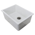 Highpoint Collection Undermount Fireclay Kitchen Sink 24 X 18 X10 Inches