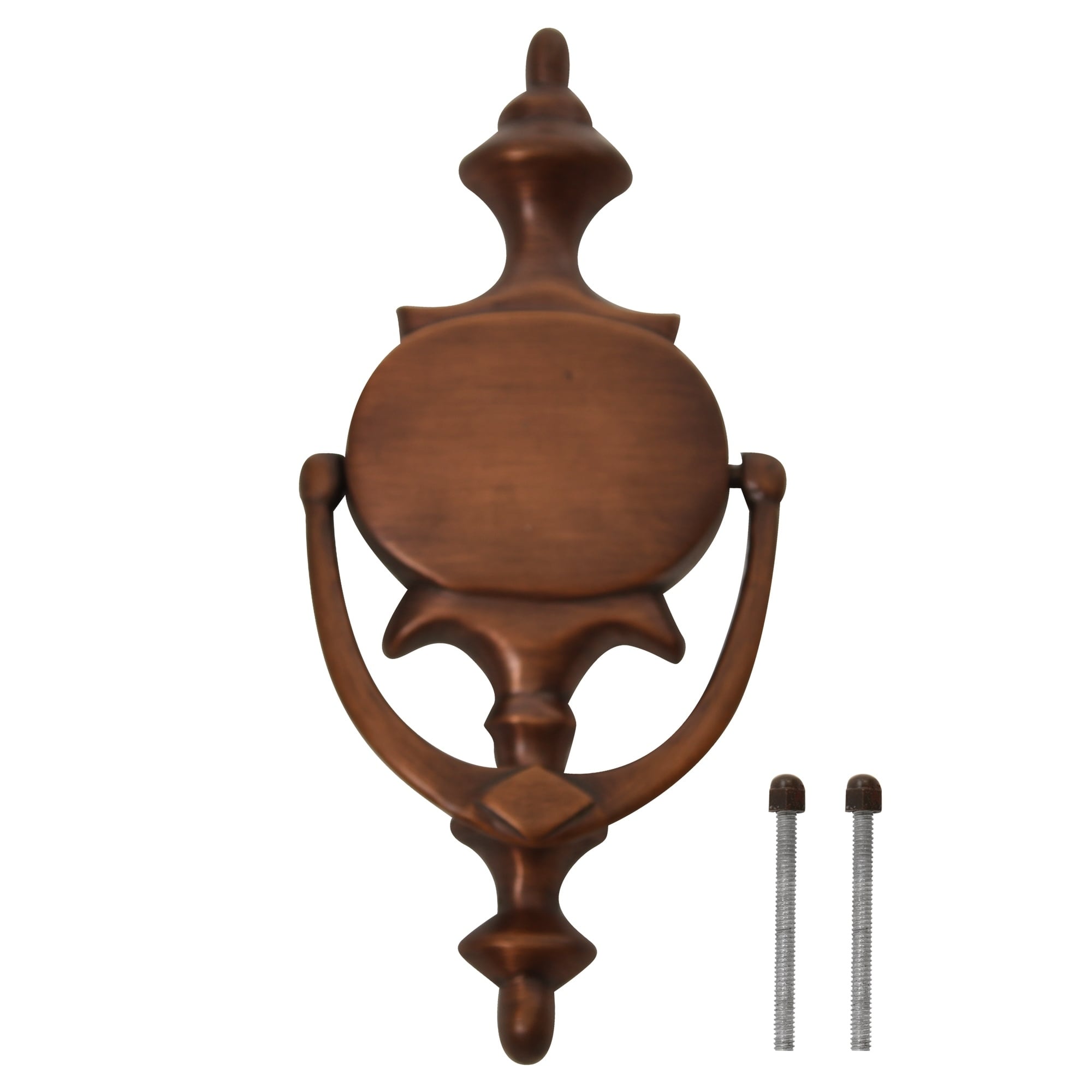 Highpoint Collection 8 Inch Crest Door Knocker Antique Copper