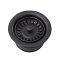 Highpoint Collection Dark Brushed Oil Rubbed Bronze Finished Disposal Drain With Extended Collar