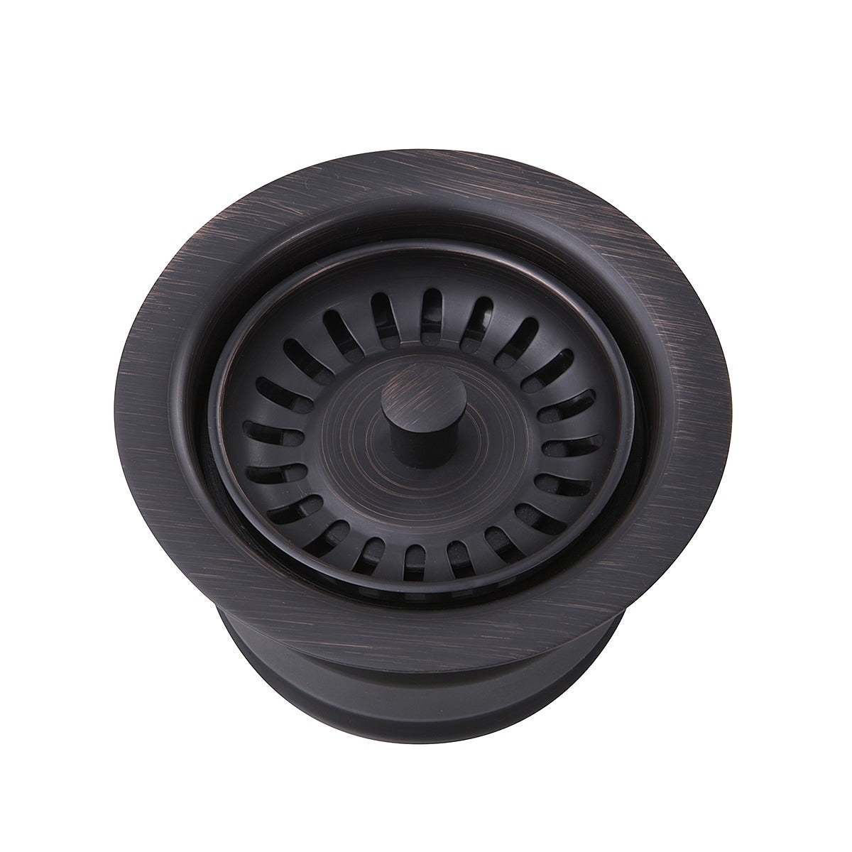 Highpoint Collection Dark Brushed Oil Rubbed Bronze Finished Disposal Drain With Extended Collar