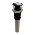 Highpoint Collection Oil Rubbed Bronze Umbrella Drain Without Overflow For Bathroom Sink
