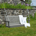 Highwood Lehigh 4 Foot Eco Friendly Synthetic Wood Porch Swing