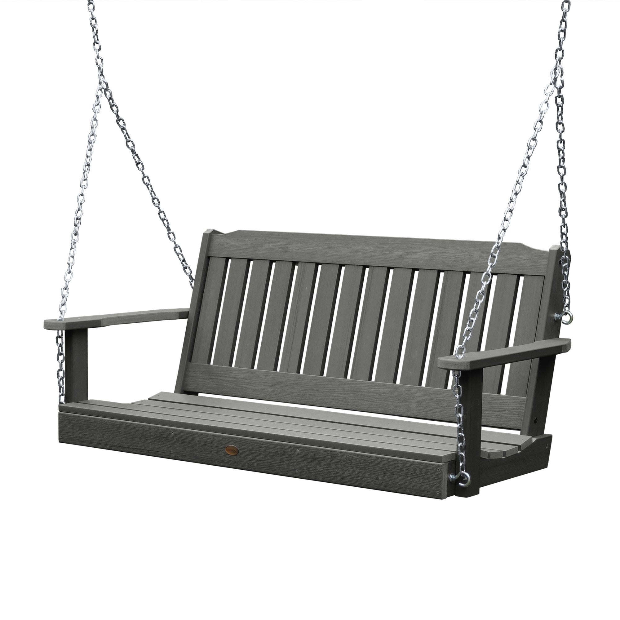 Highwood Lehigh 5 Foot Eco Friendly Synthetic Wood Porch Swing