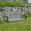 Highwood Weatherly 4 Foot Eco Friendly Synthetic Wood Porch Swing
