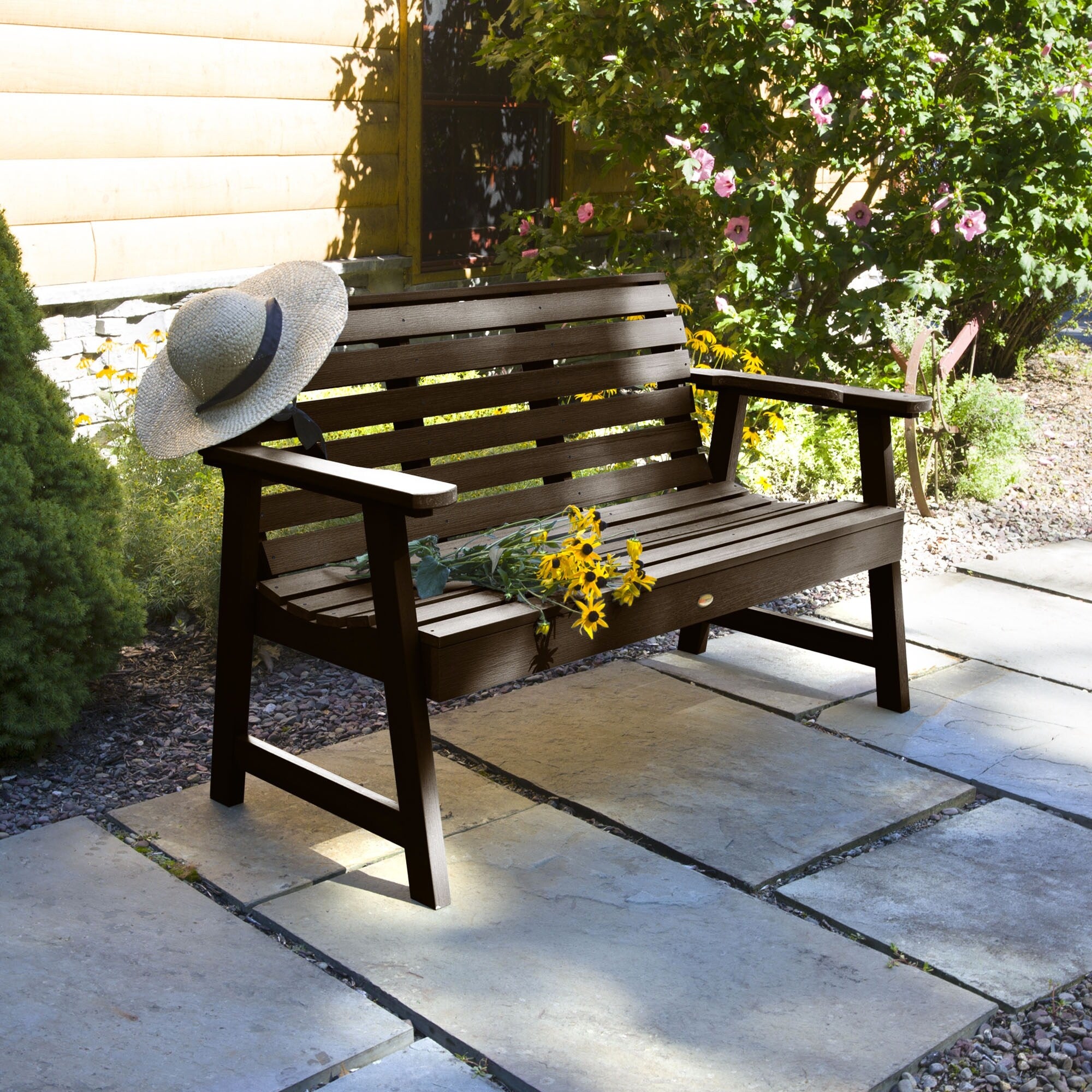 Highwood Weatherly Eco Friendly 4 Foot Garden Bench