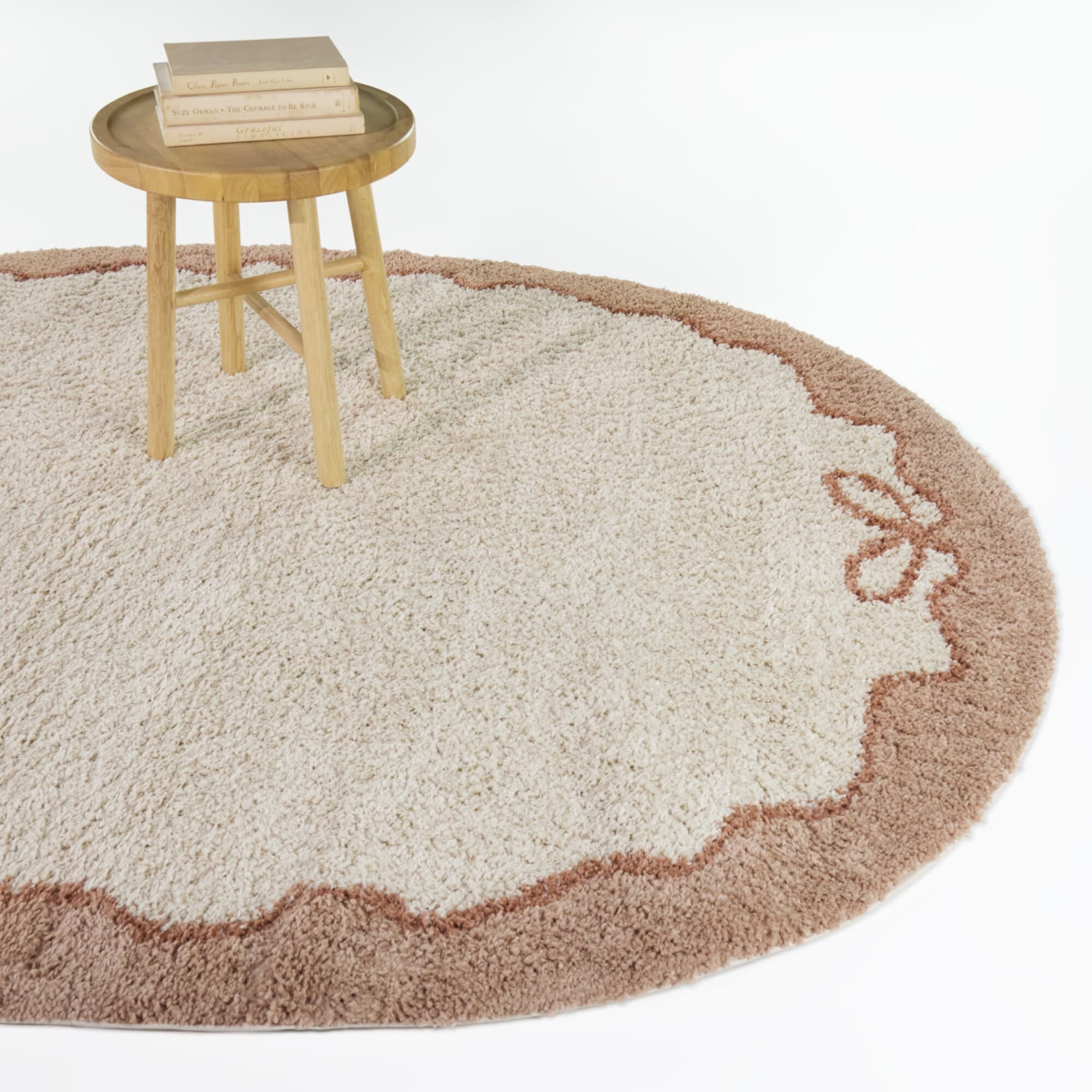 Hilary Kids Ribbon Border Area Rug