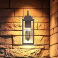 Hillside 25 Inch 3 Light Dark Bronze Exterior Wall Sconce With Clear Glass