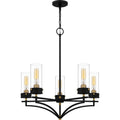 Hillside 5 Light Chandelier In Matte Black