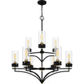 Hillside 9 Light Chandelier In Matte Black