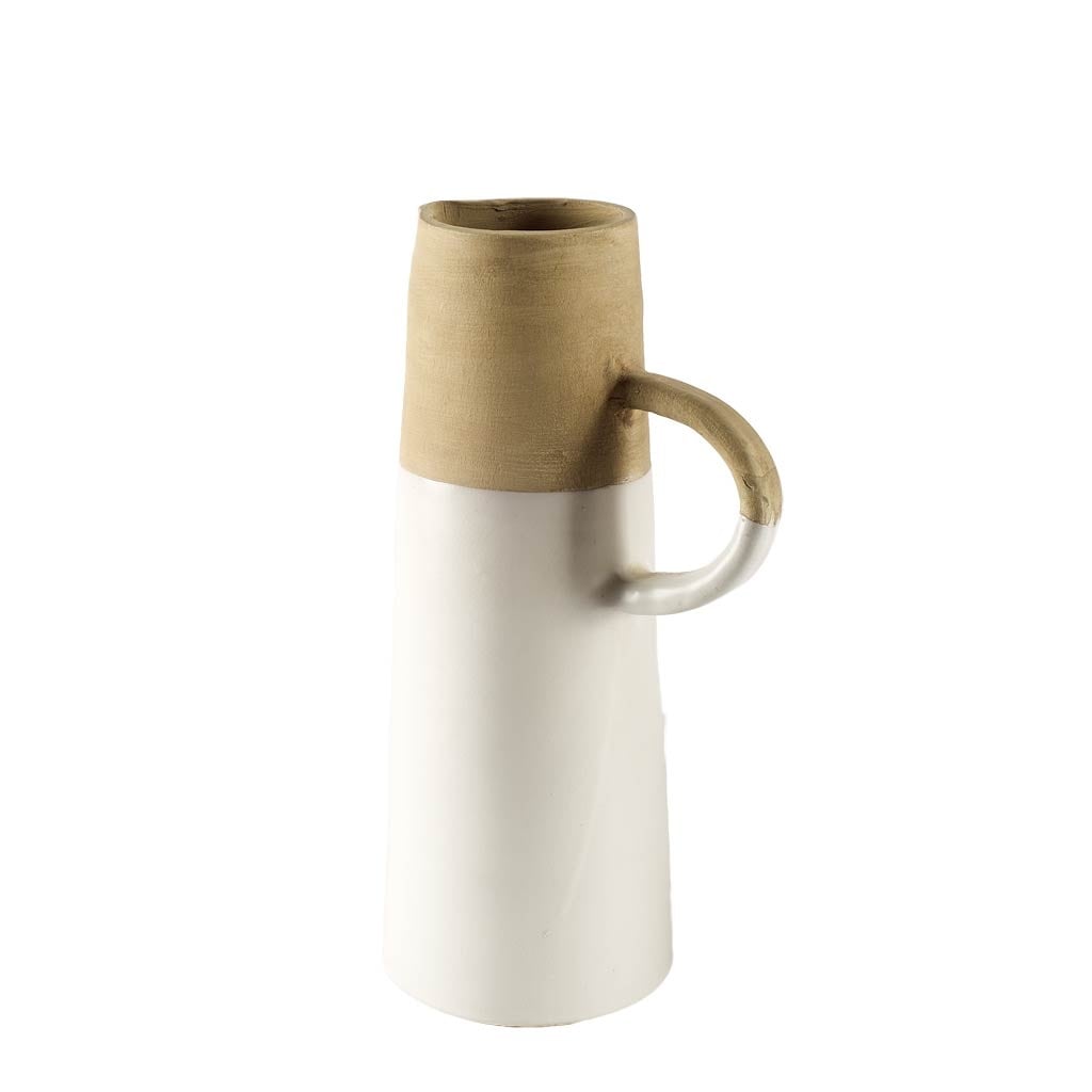 Mercana Hindley Ii Medium White Ceramic Vase