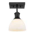 Hines 1 Light Semi Flush
