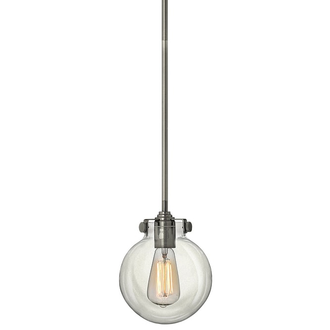 Hinkley Lighting 1 Light Indoor Mini Pendant With Clear Globe Shade