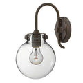 Hinkley Lighting 1 Light Indoor Wall Sconce With Clear Globe Shade