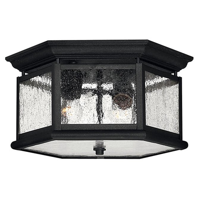 Hinkley Lighting 2 Light Outdoor Flush Mount Ceiling Fixture From The