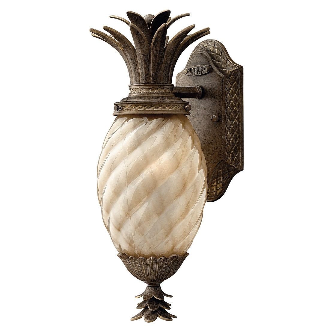 Hinkley Lighting 2126 Plantation Single Light 14 Tall Outdoor Wall Sconce Museum Black N A
