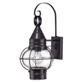 Hinkley Lighting 2200 18 Height 1 Light Lantern Outdoor Wall Sconce With Clear Seedy Shade From The Cape Cod Collection
