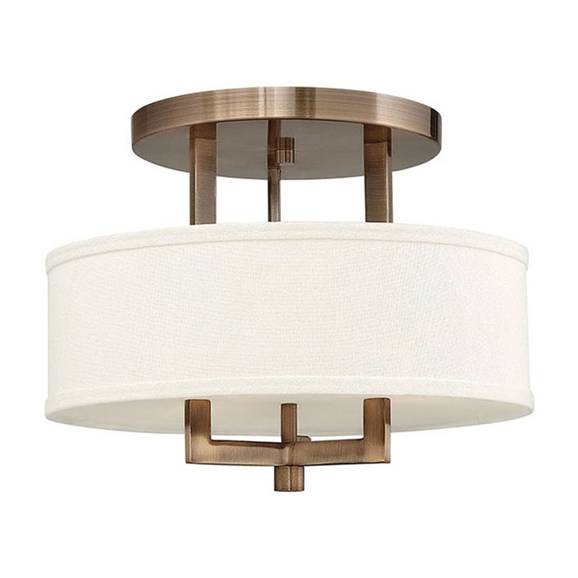 Hinkley Lighting 3 Light 15 Width Semi Flush Ceiling Fixture From The
