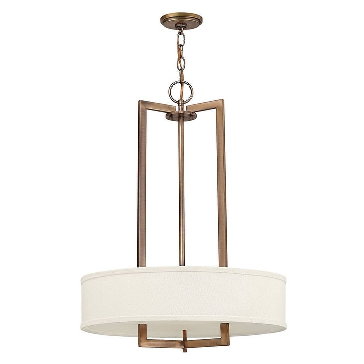 Hinkley Lighting 3 Light 20 Width 1 Tier Drum Chandelier From The