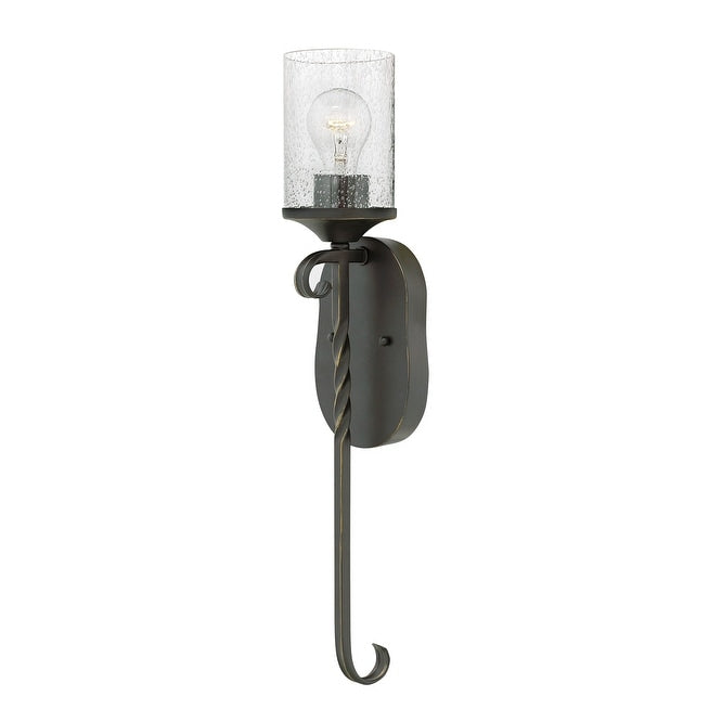 Hinkley Lighting Casa Single Light 23 High Wall Sconce With Seedy