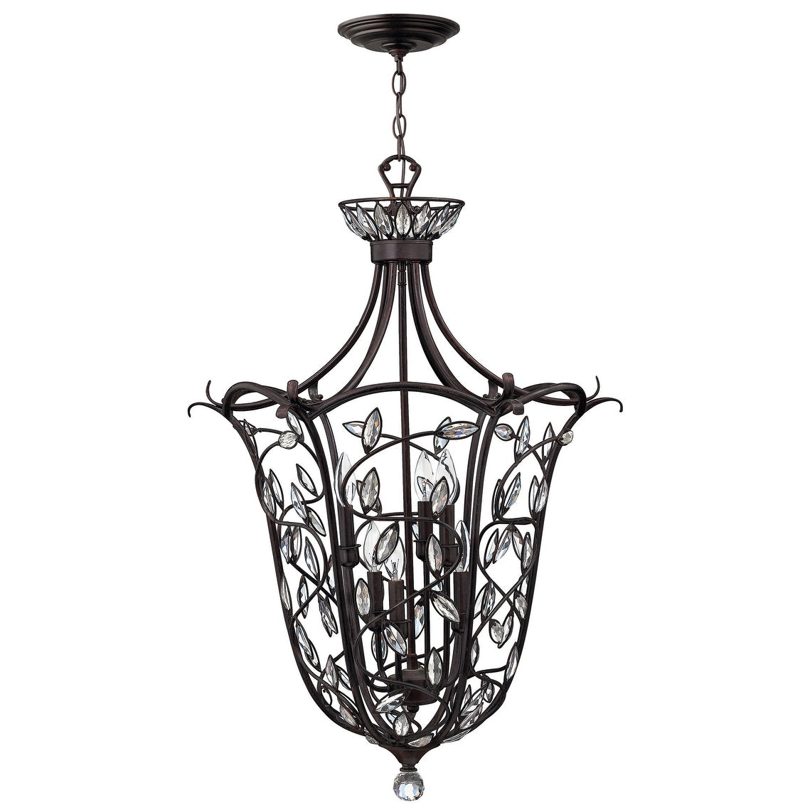 Hinkley Lighting Everett 12 Light 48 1 4 Wide Linear Chandelier