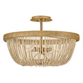 Hinkley Lighting 48613 Tula 4 Light 22 Wide Semi Flush Bowl Ceiling