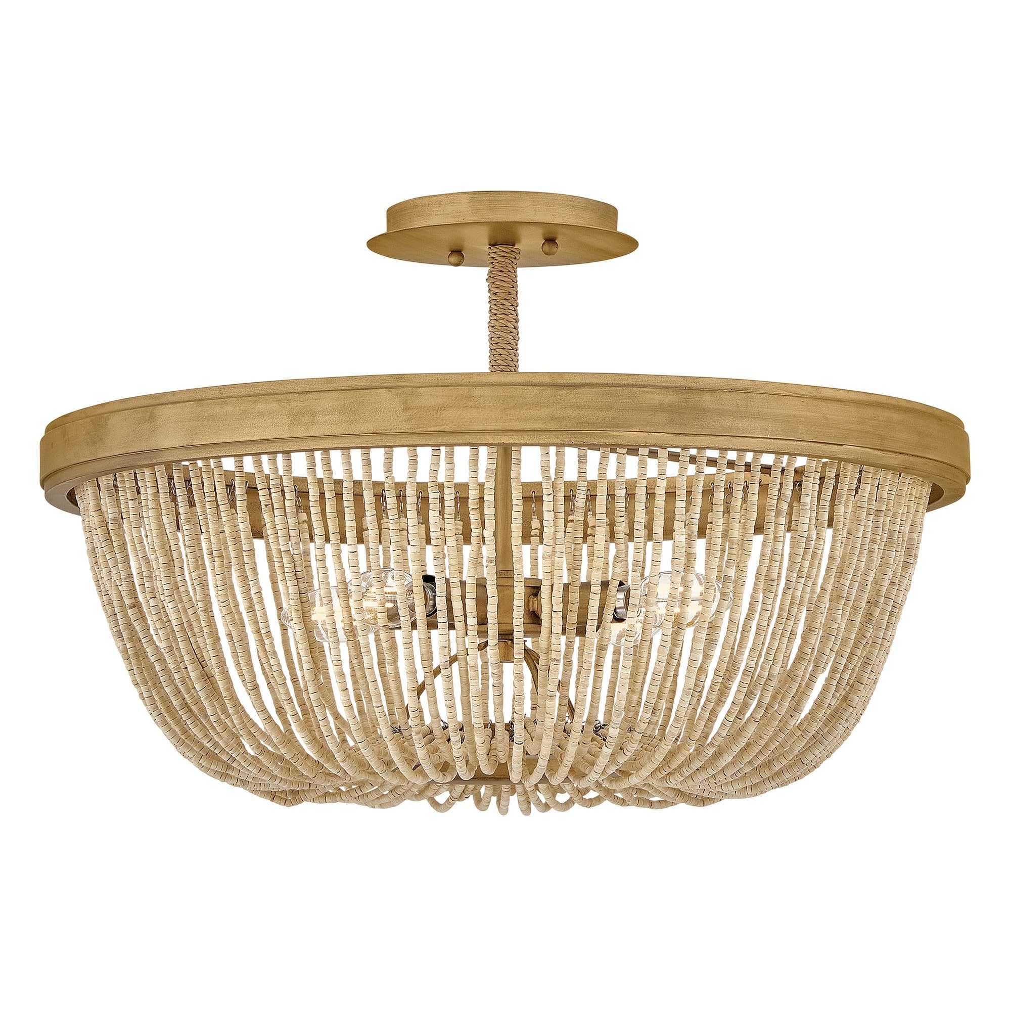 Hinkley Lighting 48613 Tula 4 Light 22 Wide Semi Flush Bowl Ceiling