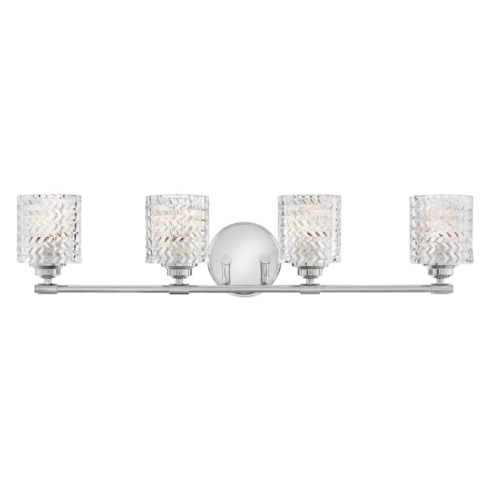 Hinkley Lighting 5044 4 Light 32 Wide Bathroom Vanity Light With
