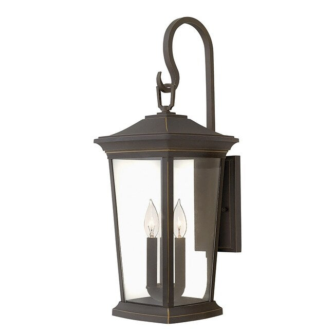 Hinkley Lighting 2366 Ll Bromley 3 Light 25 Tall Outdoor Wall Sconce With Led Bulbs Included