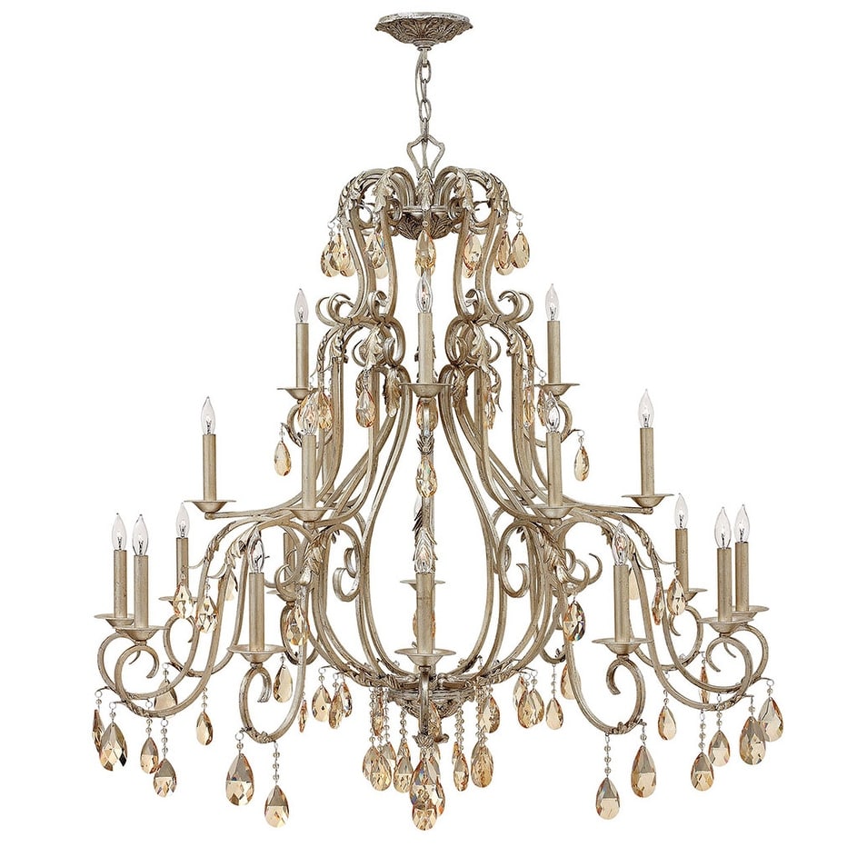 Hinkley Lighting Carlton 21 Light 3 Tier Candle Style Crystal