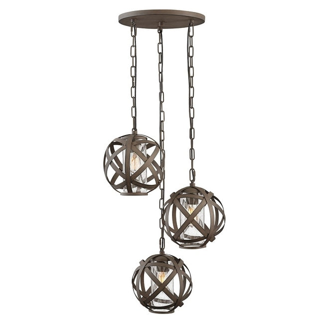 Hinkley Lighting 29704 Carson 3 Light 21 Wide Outdoor Multi Light Pendant N A